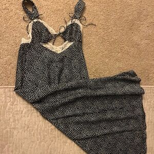 for love & lemons evangeline midi slip dress size xxs